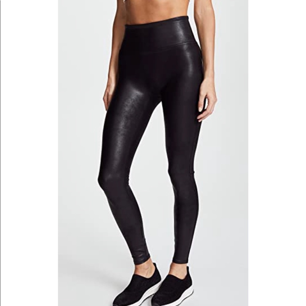 SPANX Faux Leather Leggings